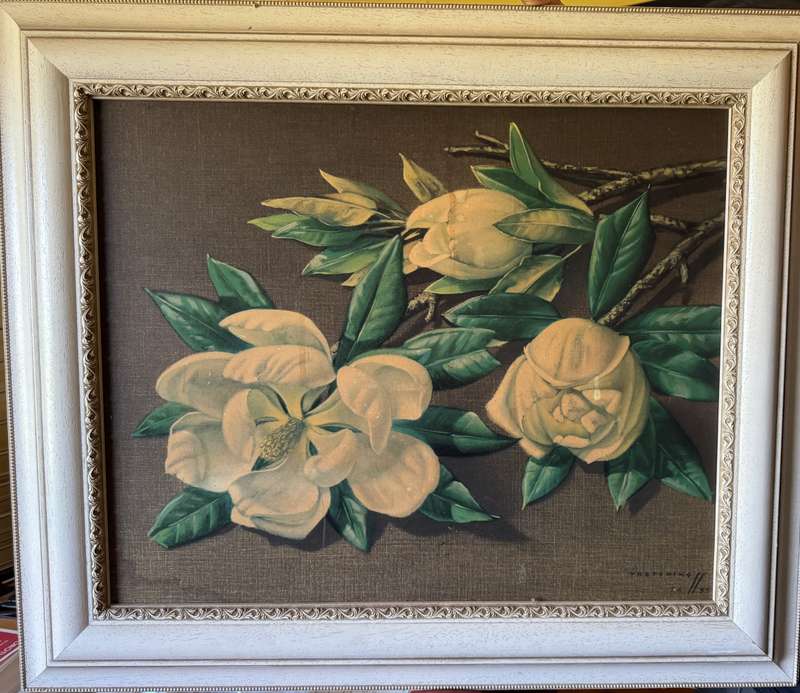 Magnolias print by Tretchikoff