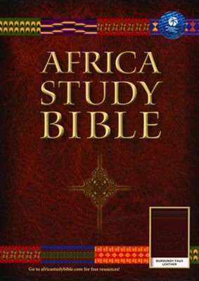 NLT Africa Study Bible Burgundy Imitation Leather