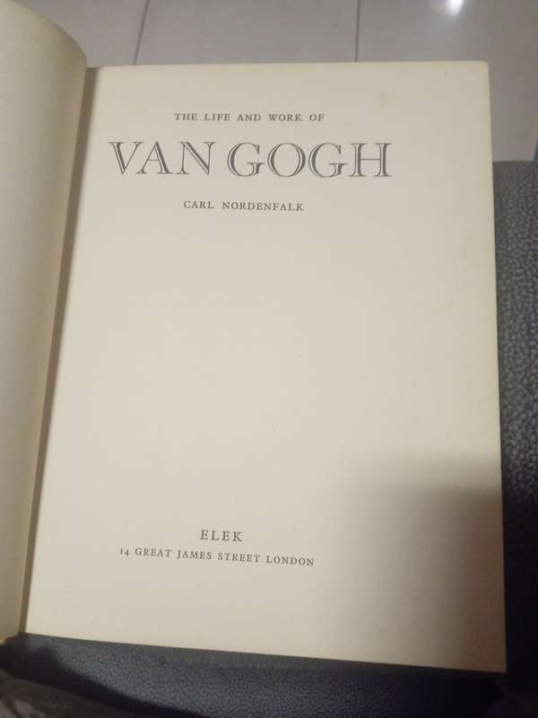 The life and work of Van Gogh by Carl Nordenfalk