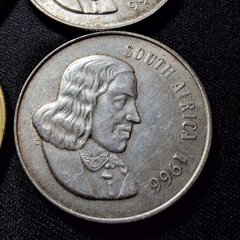 4 x 1966 uncirculated Silver R1 Coins