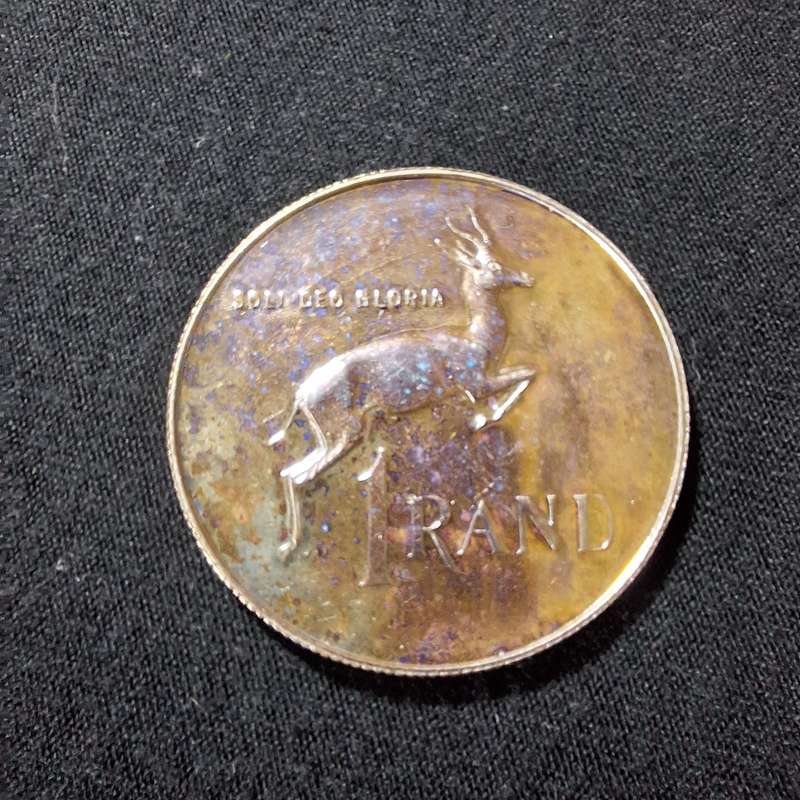 1987 Silver Proof R1 South Africa Coin - 1987 Special proof