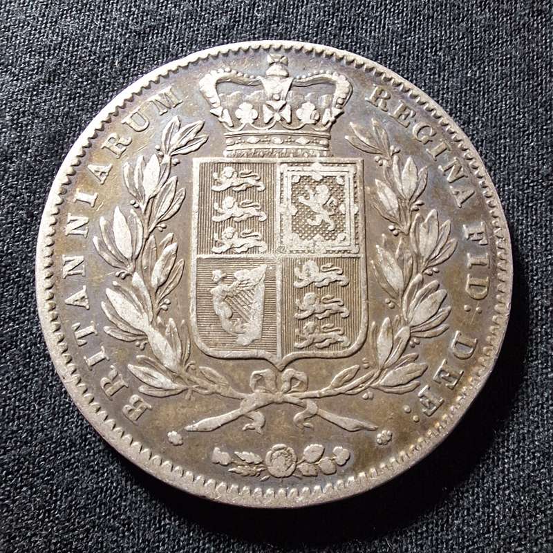 1847 Great Britain Silver Crown (141,000 minted)