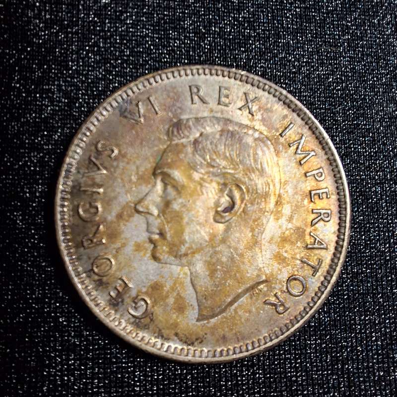 1938 1 Shilling Silver South Africa Coin - High Grade