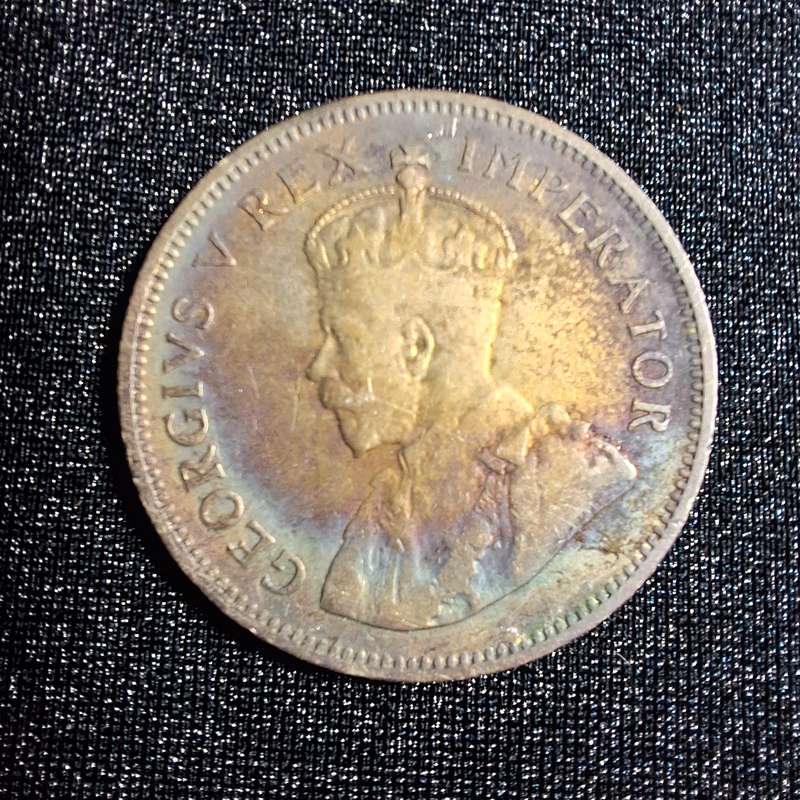 1932 1 Shilling Silver South Africa Coin