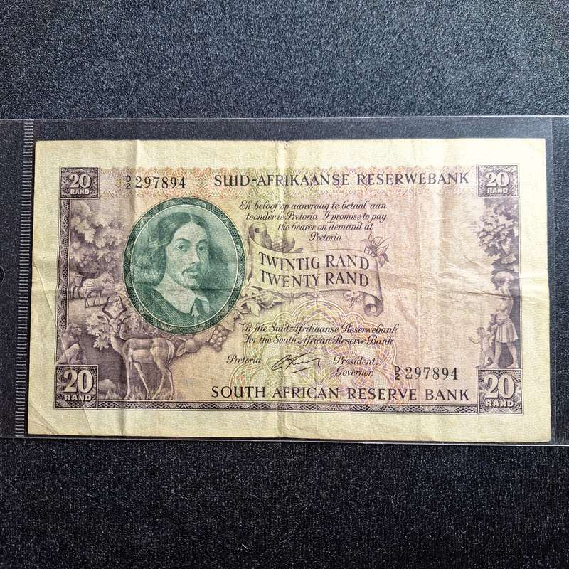20 Rand G Rissik South Africa Note