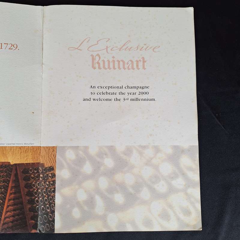 Ruinart L'Exclusive Limited Edition 2142/14000 Champaign in wooden display box