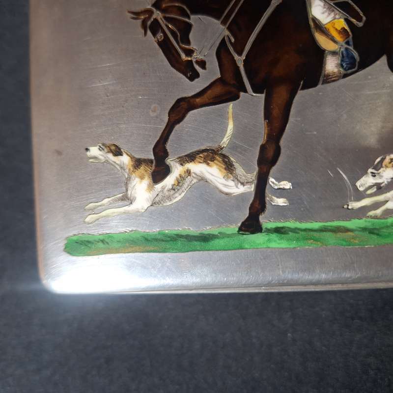 1800's Hallmarked Sterling Silver Cigar Box (736 Grams)