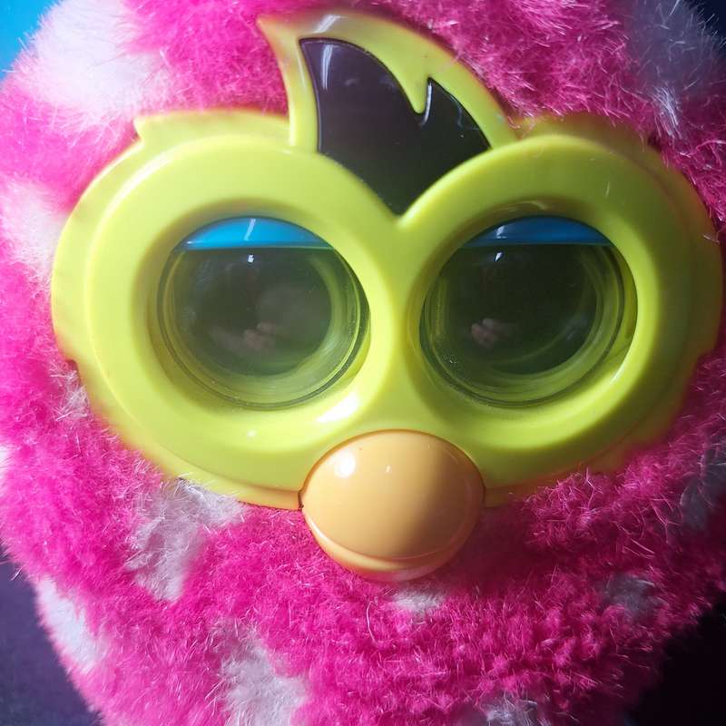 2012 Furby Boom Pink with White Polka Dots Fully working