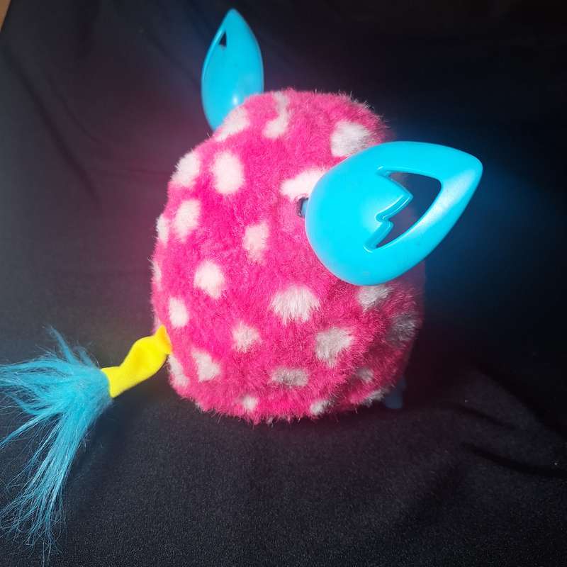 2012 Furby Boom Pink with White Polka Dots Fully working