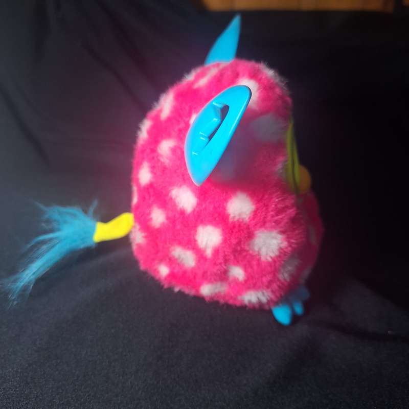 2012 Furby Boom Pink with White Polka Dots Fully working