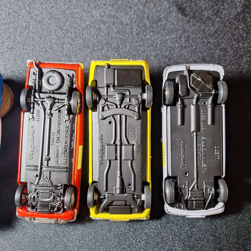 6 x Vanguards Taxi Diecast Model Car Collection