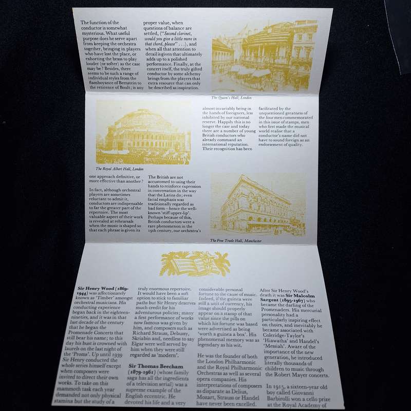 Commemorative Music British Conductor Stamps