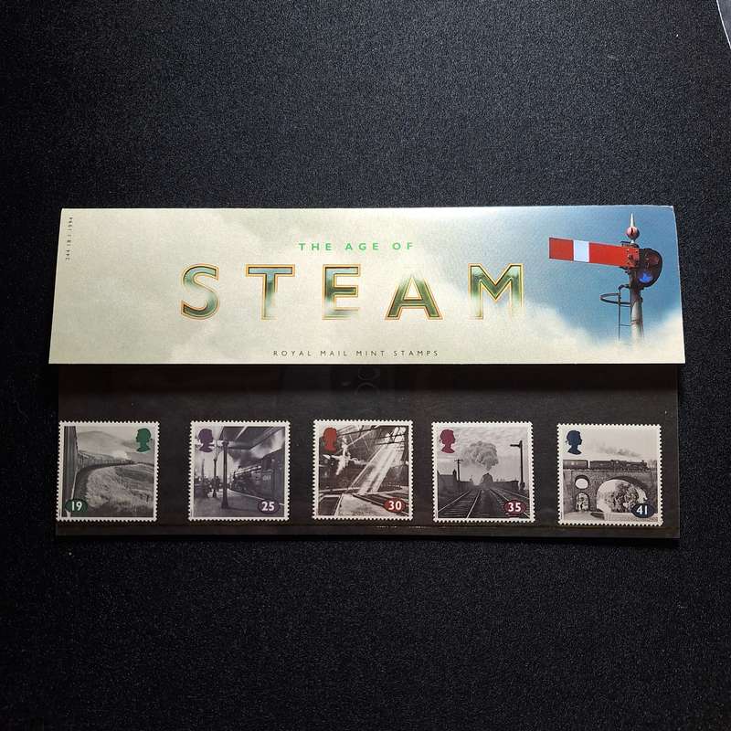 Commemorative The Age of Steam Stamps