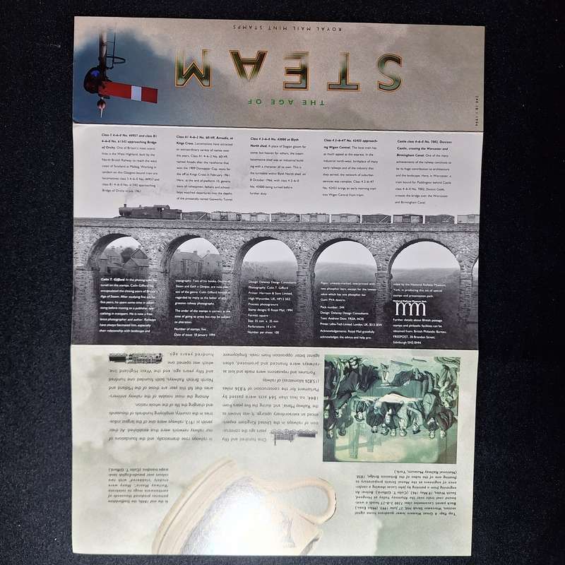 Commemorative The Age of Steam Stamps