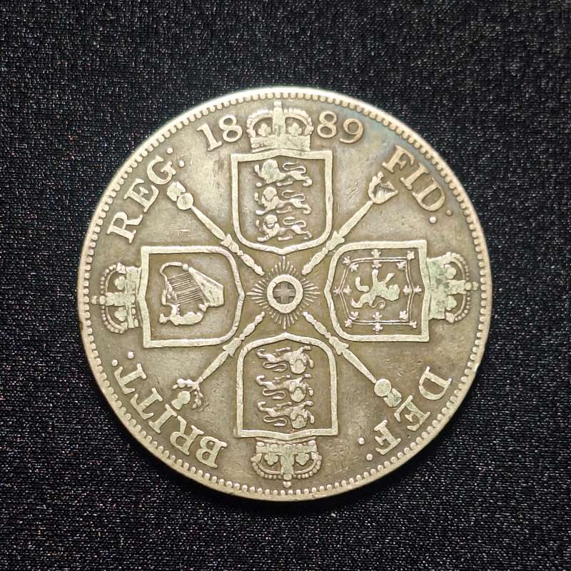 1889 UK Victoria Crown   .925% Silver Coin 22.3 Grams