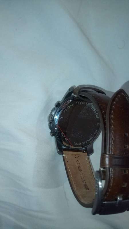 Fossil Men's FS5214 Grant Chronograph Dark Brown Leather Watch