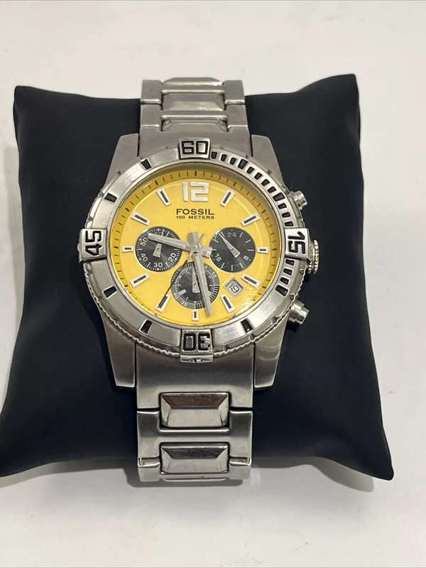 This Fossil Blue Chronograph Men's Wrist Watch CH2455