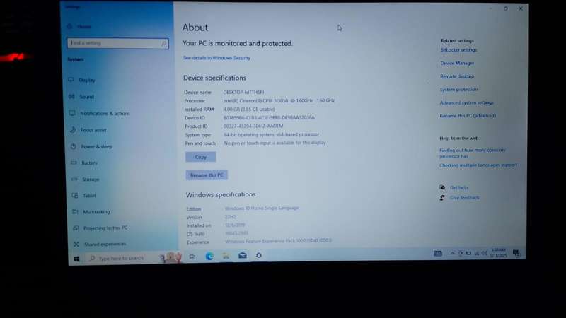 HP Notebook Laptop Intel Celeron