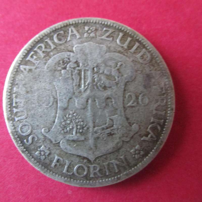 1926 S.A. GEORGE V TWO SHILLING - LOW MINTAGE