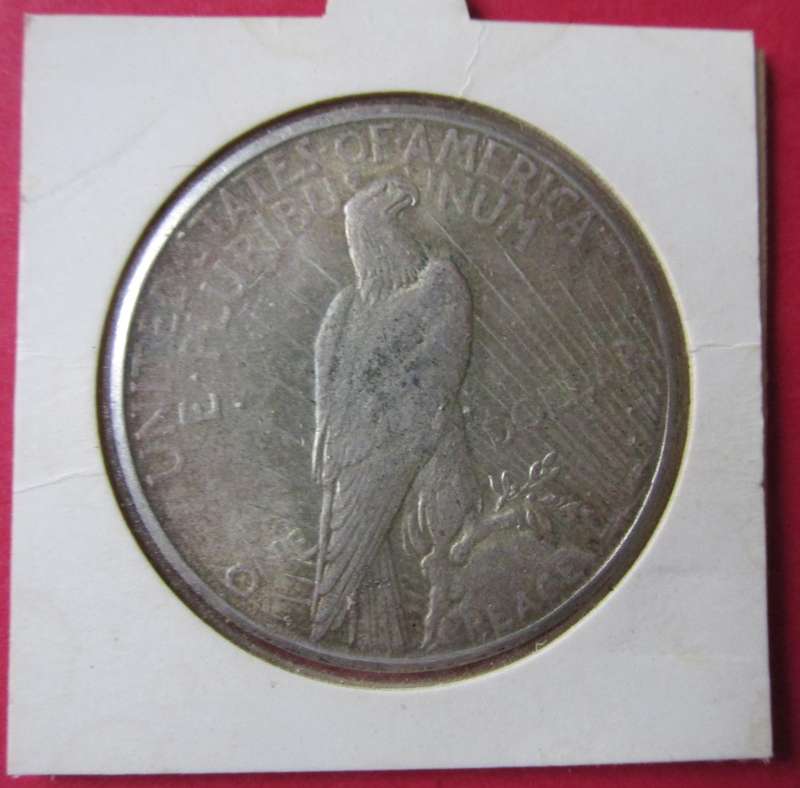 1922 SILVER PEACE DOLLAR - SAN FRANSCISCO MINT