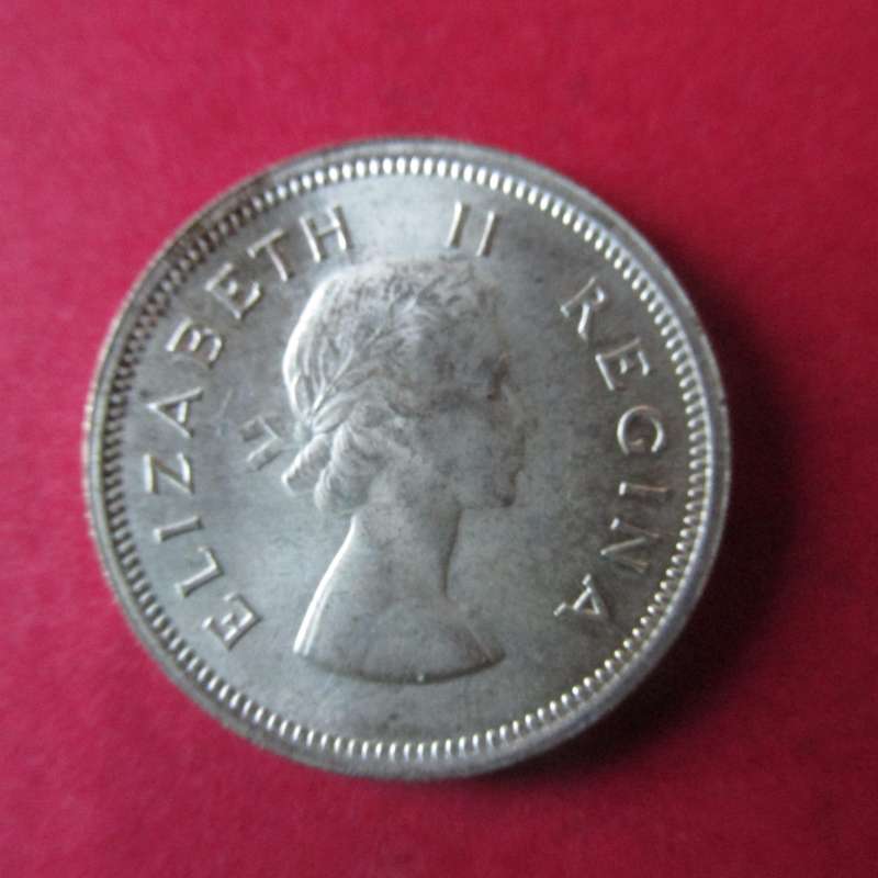 1954 SILVER SHILLING UNC.