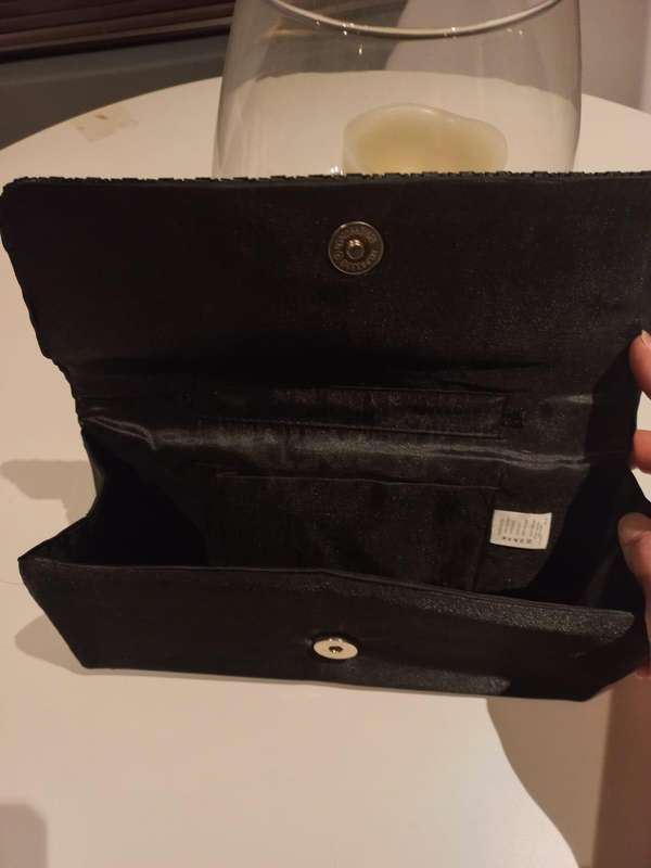 Elegant Black Clutch Handbag