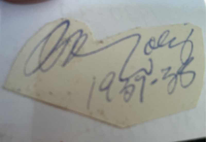 Springbok Autographs Three All Deceased Pre-1950s w CoA
