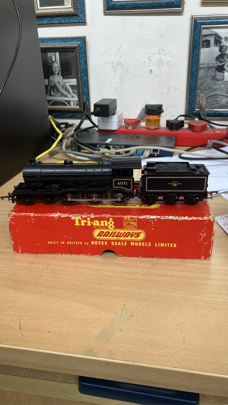 Triang loco and tender.