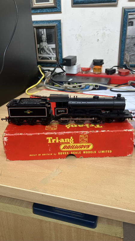 Triang loco and tender.