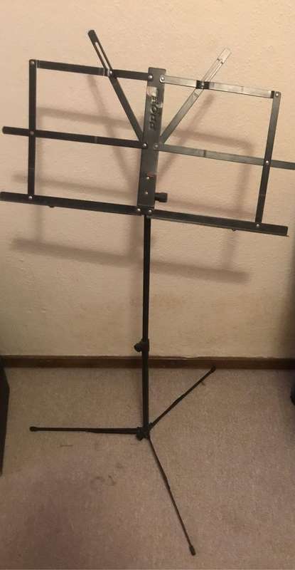 Sheet Music Stand - Fold up type.