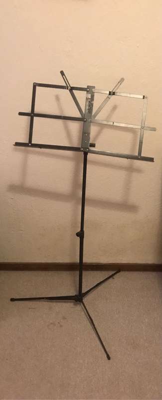 Sheet Music Stand - Fold up type.