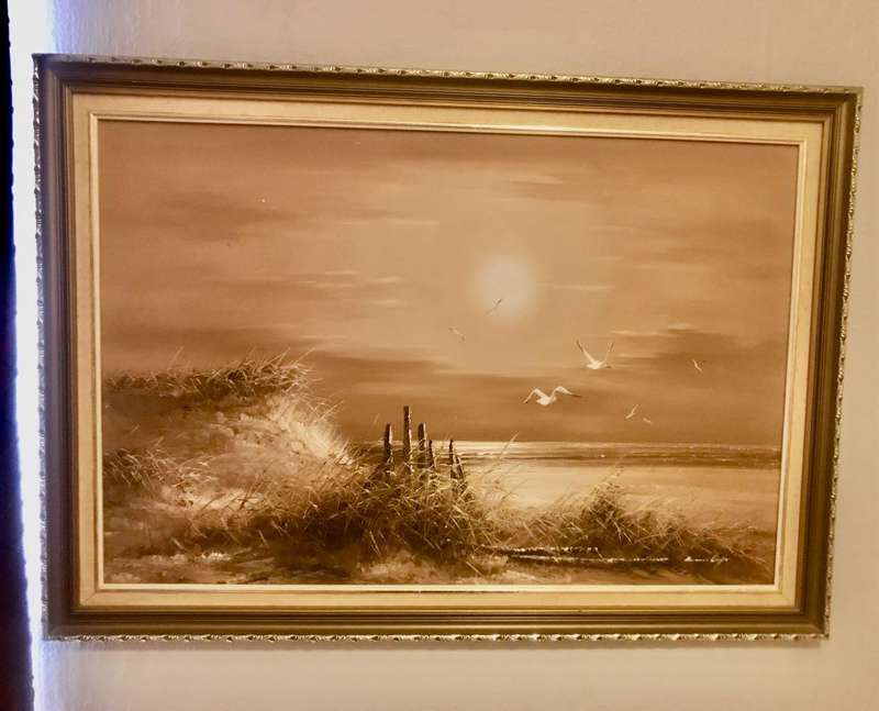 Exceptional Dunlop original painting