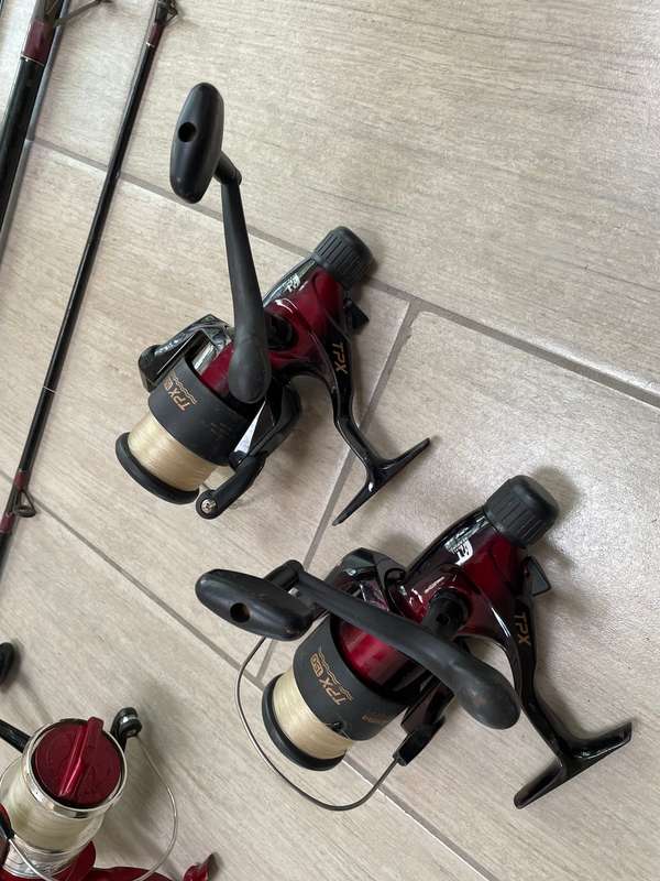 Fishing gear Shakespeare rod and okuma reels