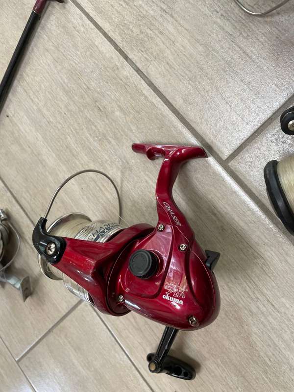 Fishing gear Shakespeare rod and okuma reels