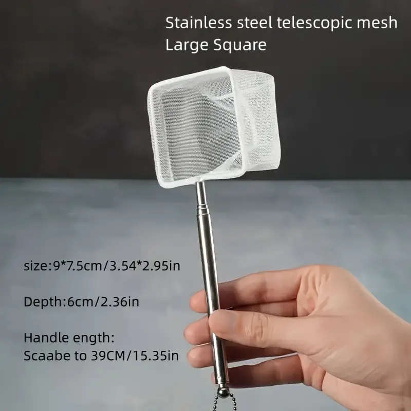 Specialist Aquatics Telescopic Fish Net  Square Large Small