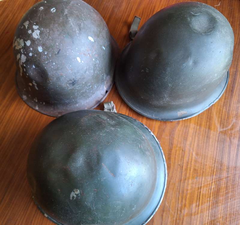 3x well used Staaldakke