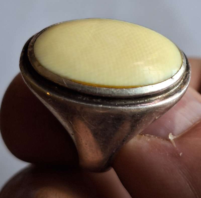 Beautiful Antique Silver Ring and earing set