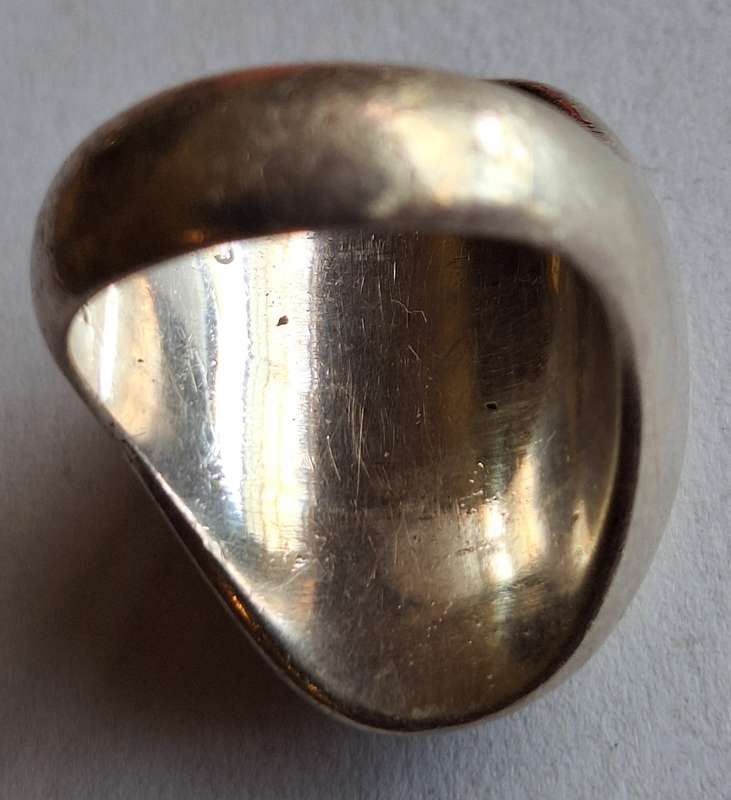 Beautiful Antique Silver Ring and earing set