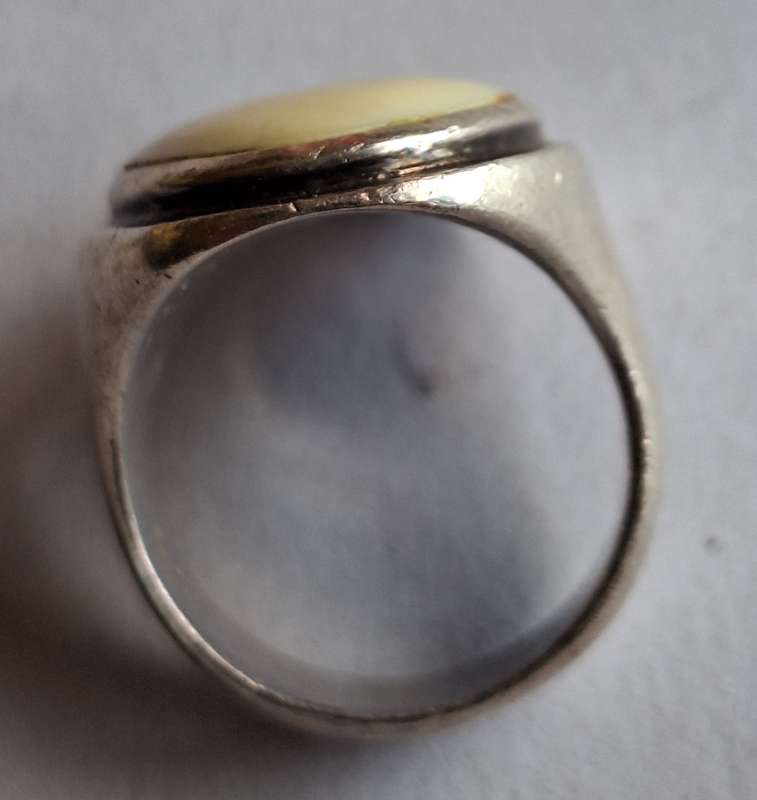 Beautiful Antique Silver Ring and earing set
