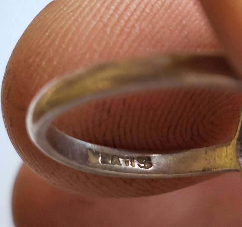 Antique Marquisite silver ring