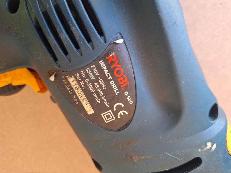 Ryobi drill