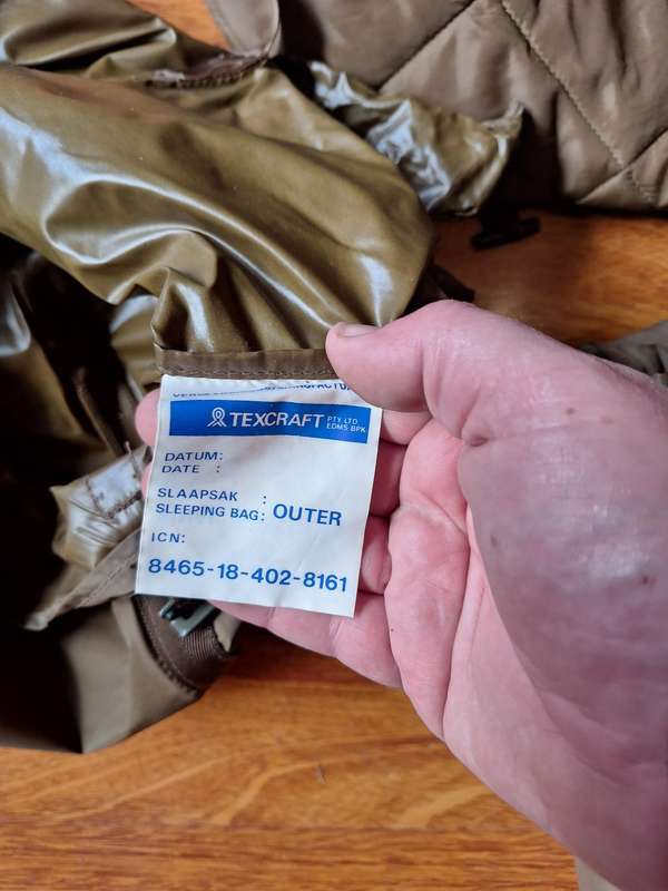 SADF sleeping bag in very good condition