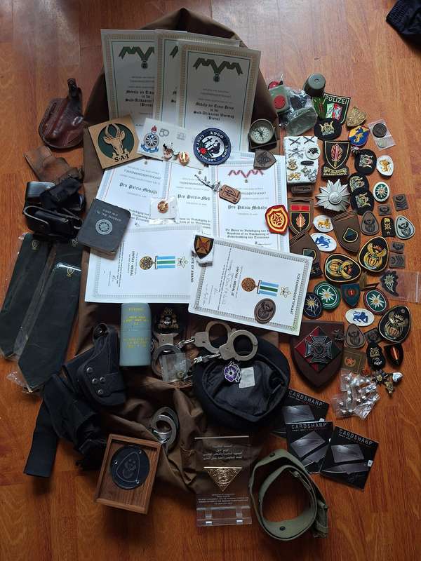 HUGE LOT of SADF and international Military items in one big lot