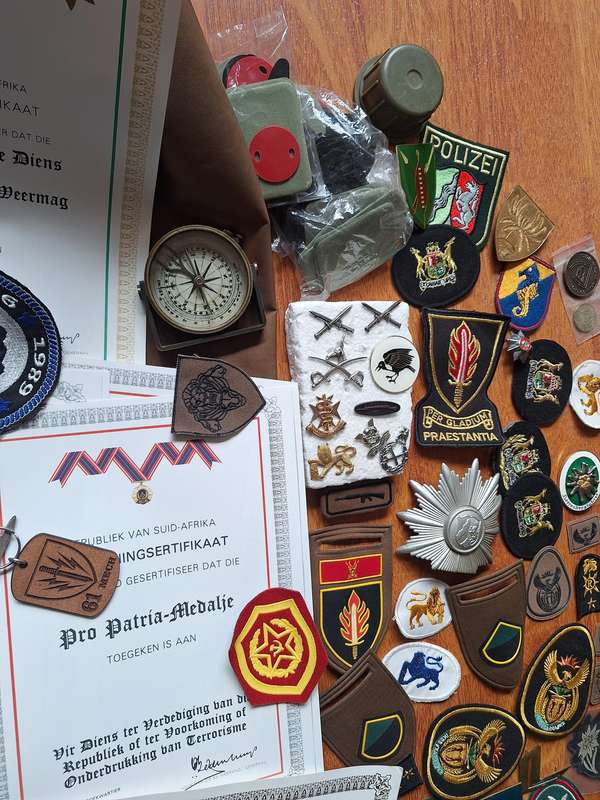 HUGE LOT of SADF and international Military items in one big lot