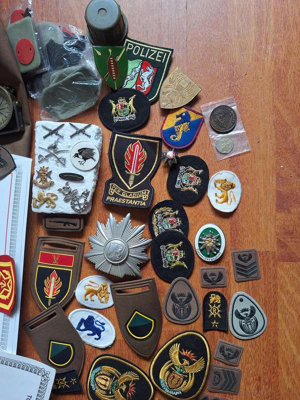 HUGE LOT of SADF and international Military items in one big lot
