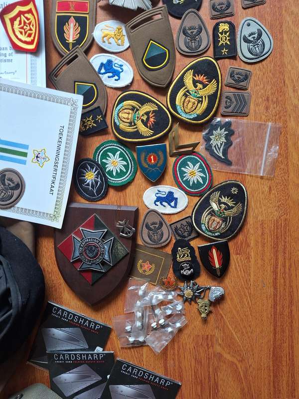 HUGE LOT of SADF and international Military items in one big lot