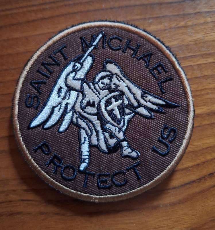 Saint Michael Protect Us Patch