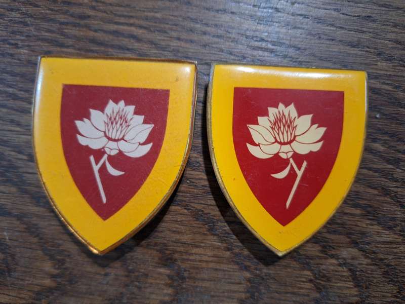 RARE facing set SADF Womans College Flashes