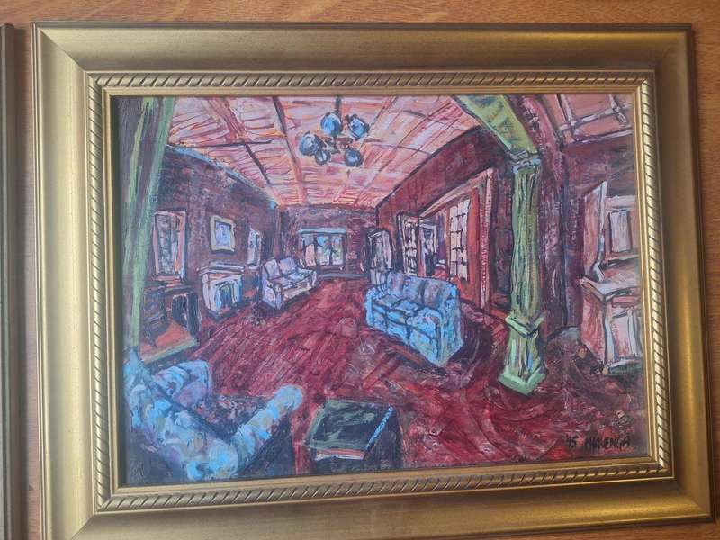 Marnus Havenga painting selling as lot