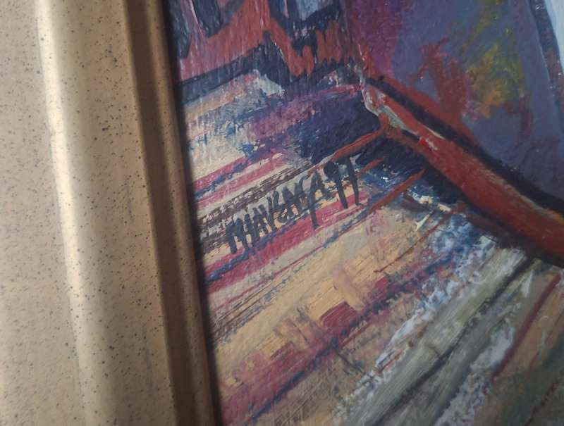 Marnus Havenga painting selling as lot